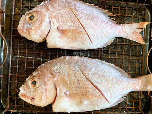 真鯛の塩焼き