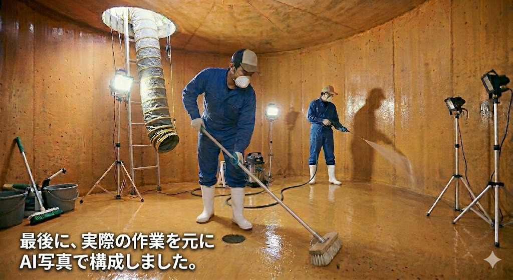 貯水槽AI清掃写真