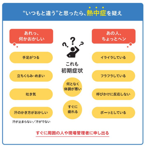 熱中症に注意🚑
