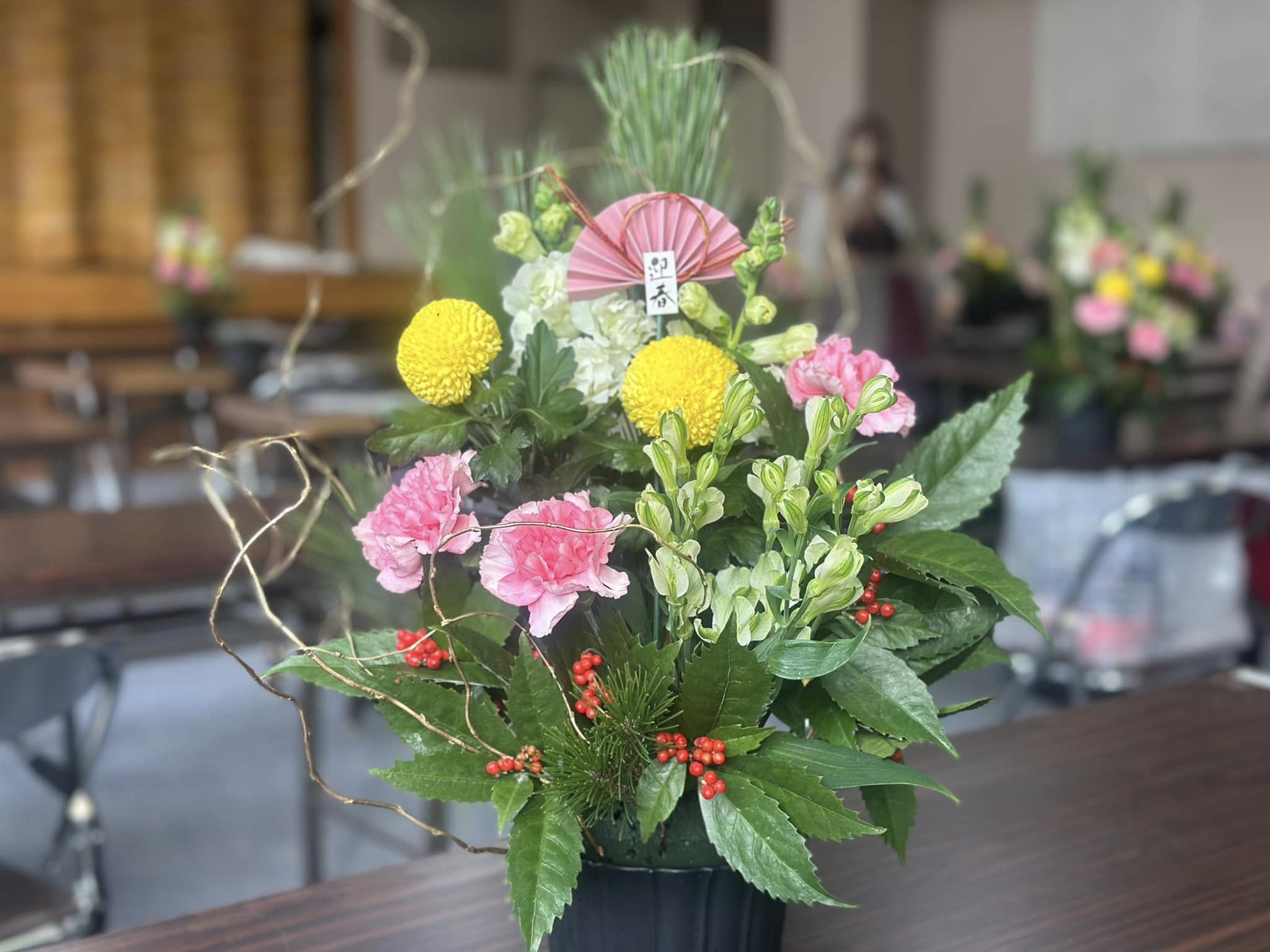 身延町商工会婦人部『フラワーアレンジメント教室』💐 