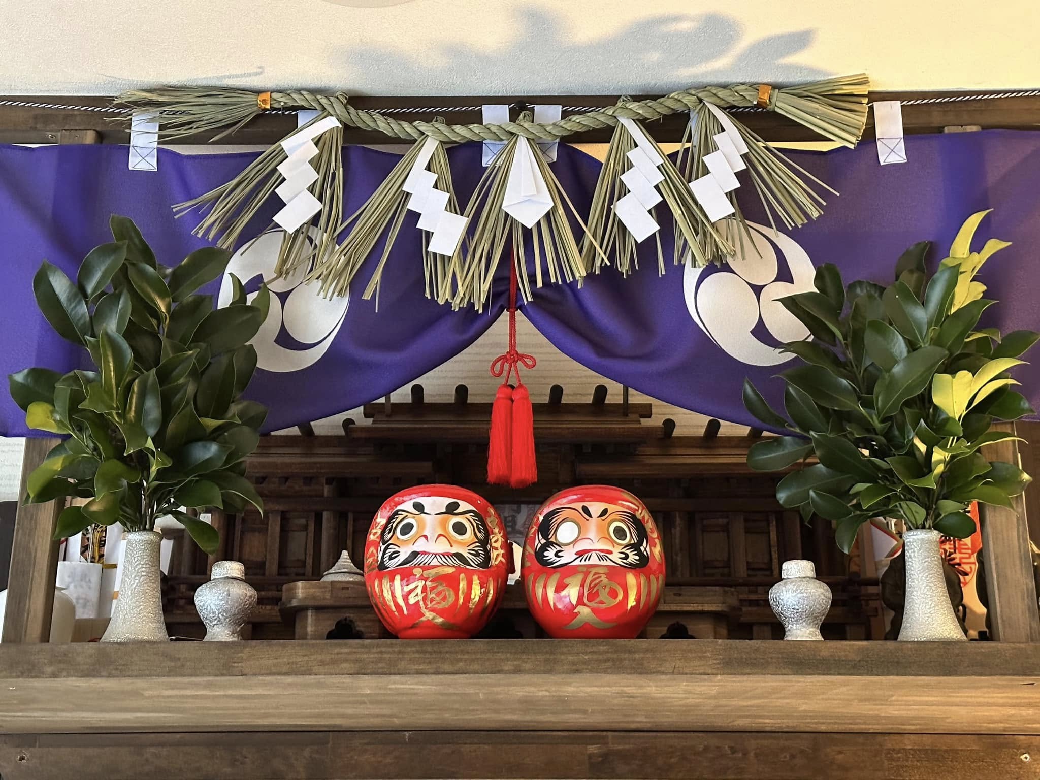 見守ってくれていたダルマさん✨🙏🏻✨