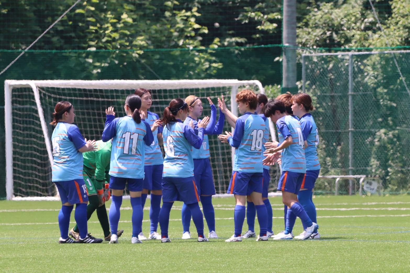 中国女子サッカーリーグ　前期最終ゲーム　東広島