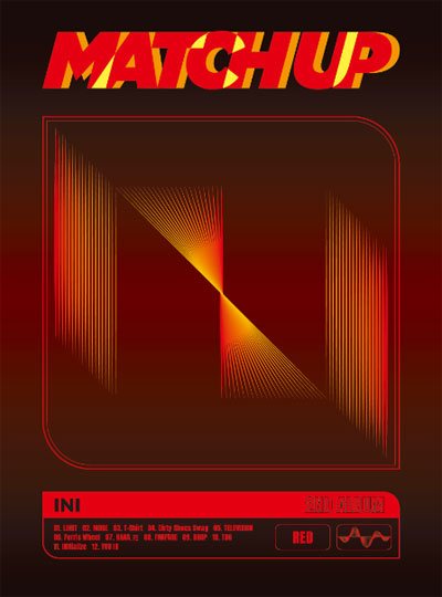 INI、2月14日(水)発売 2ND ALBUM『MATCH UP』 ジャケット写真 