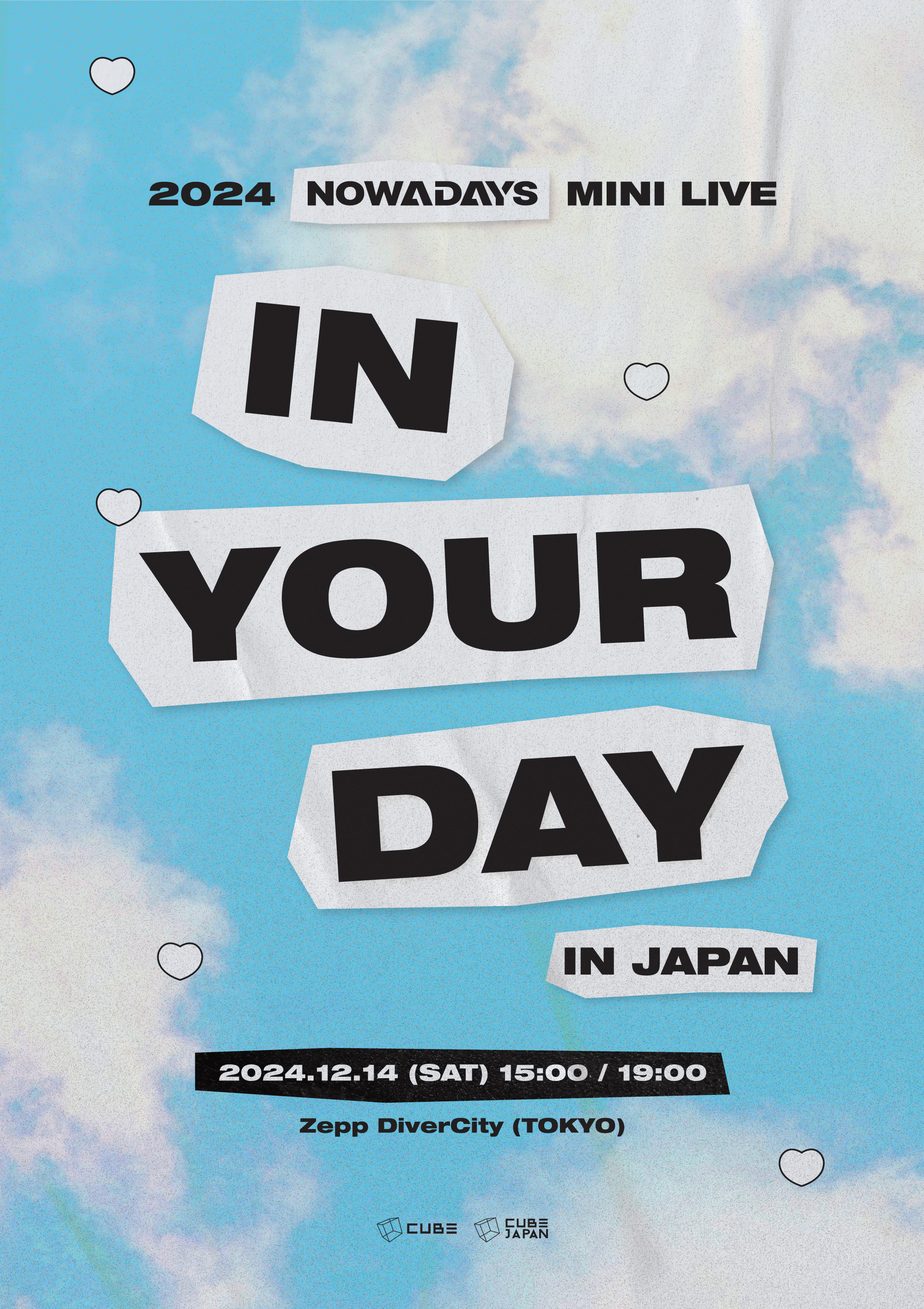 2024 NOWADAYS MINI LIVE [IN YOUR DAY] IN JAPAN 詳細解禁！！ 11/1(金)からDAY_AND JAPAN先行開始