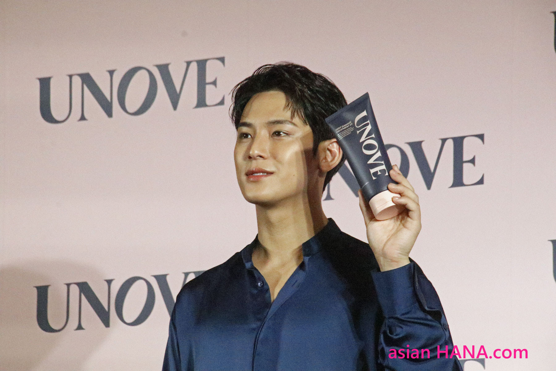 「UNOVE」 新ヘアケアシリーズ「フリズカーミングコントロールライン」発表会にアンバサダーのSEVENTEEN MINGYUが登壇！