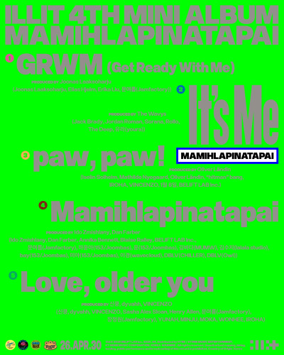 아일릿 미니 4집 '마밀라피나타파이' 트랙리스트.jpg