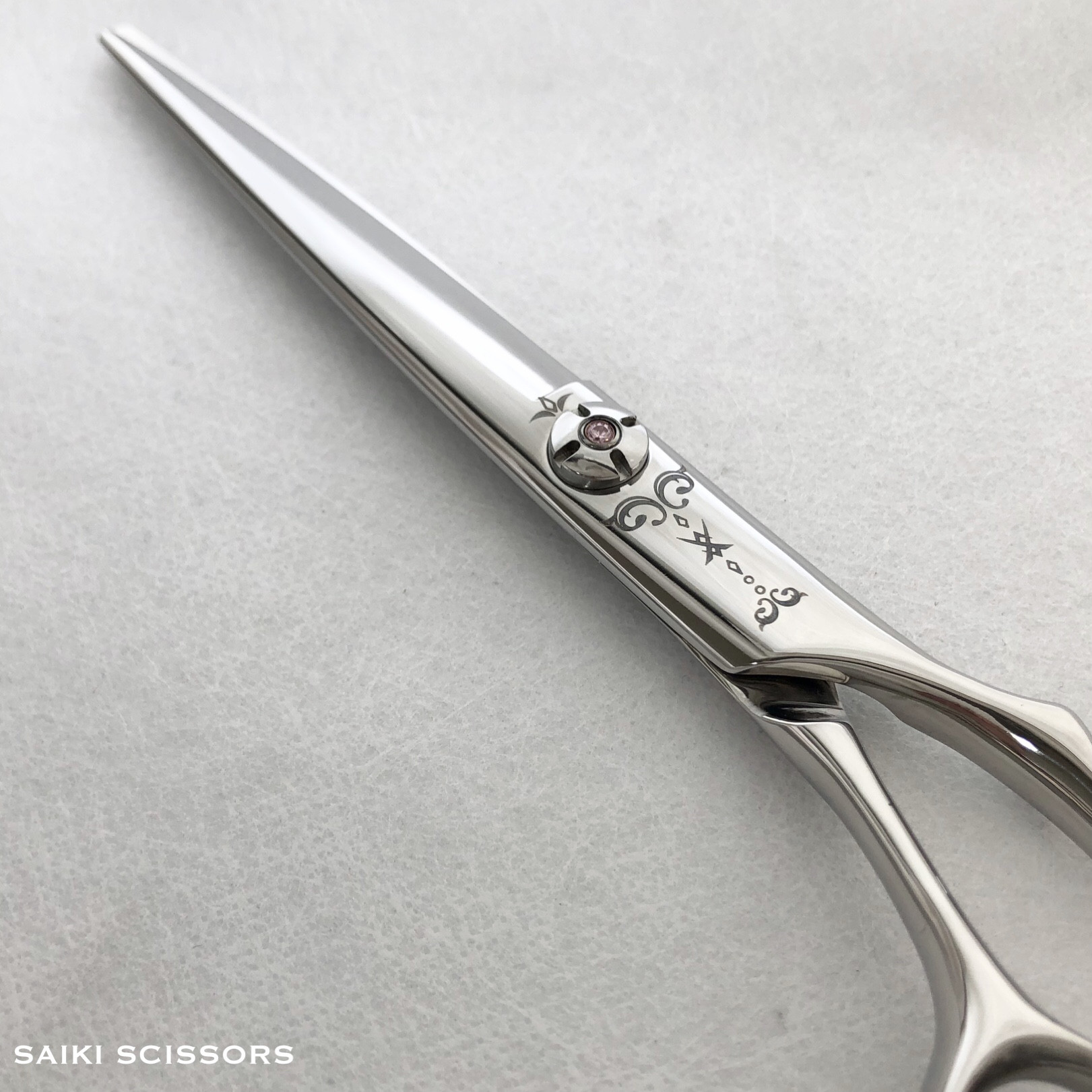 研ぎは一度だけしてありますサイキシザー　笹刃　スライドシザー　SAIKI SCISSORS