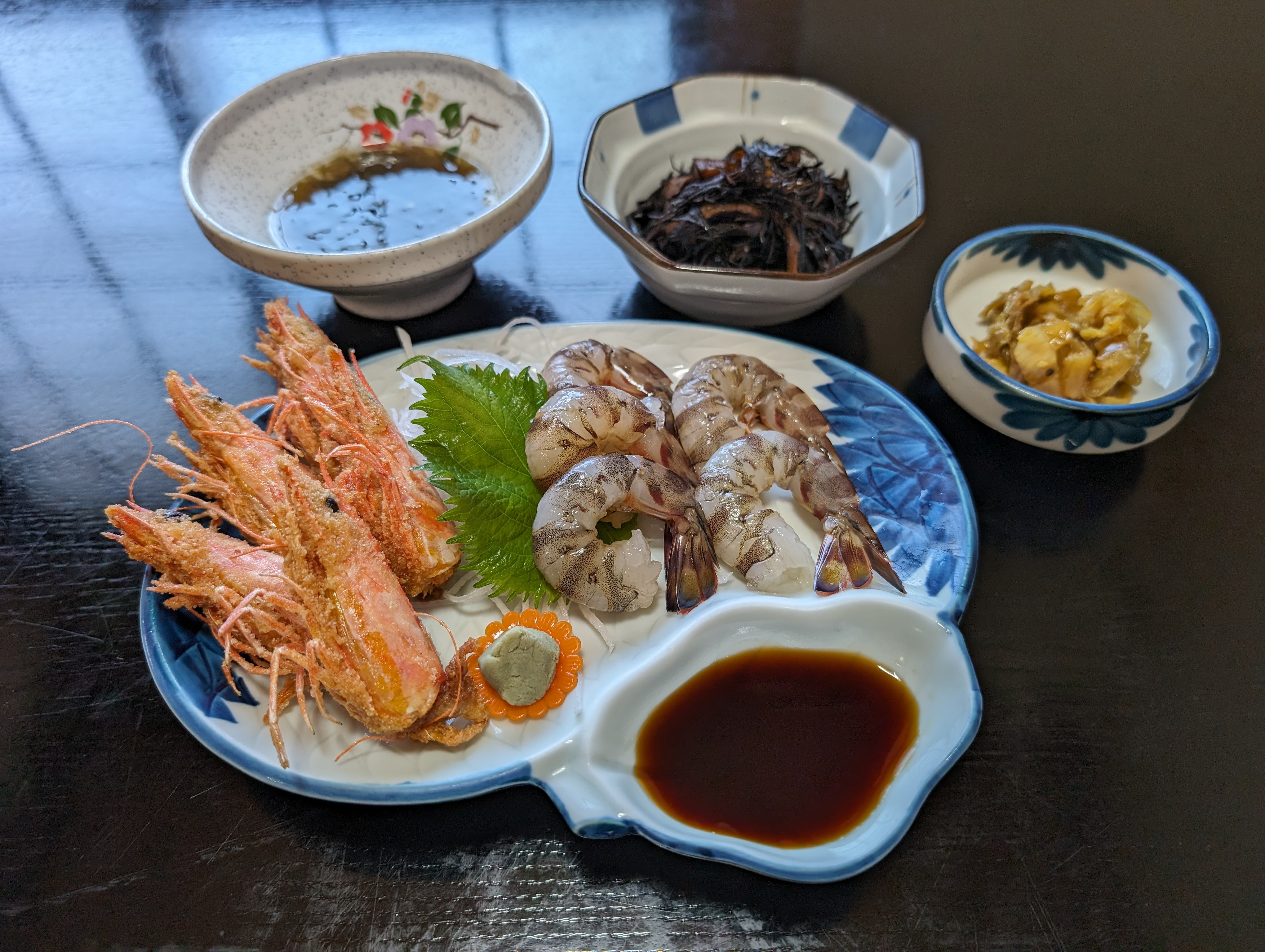 車えび刺身定食