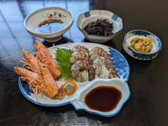 車えび刺身定食
