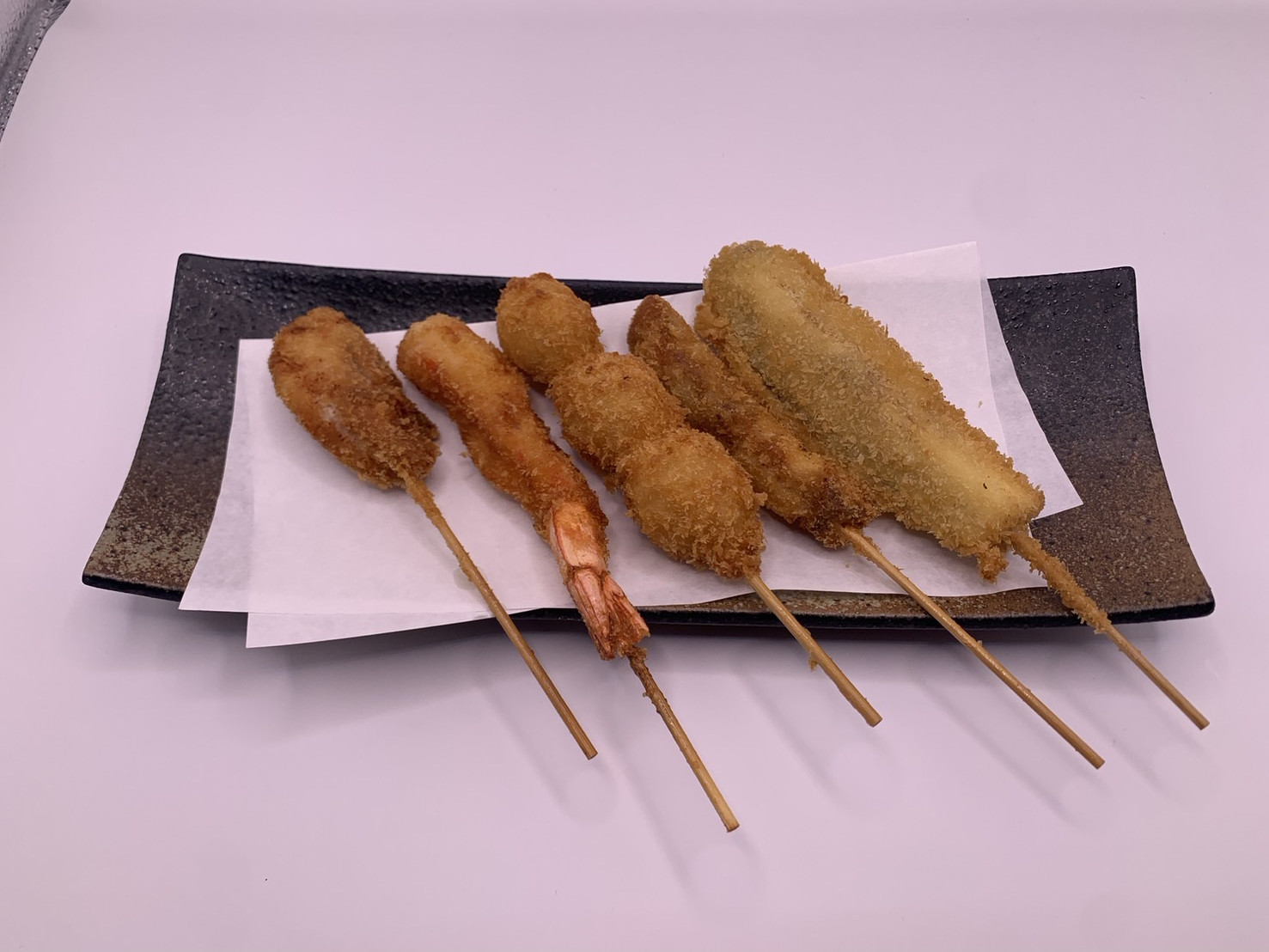 串カツ五種盛り