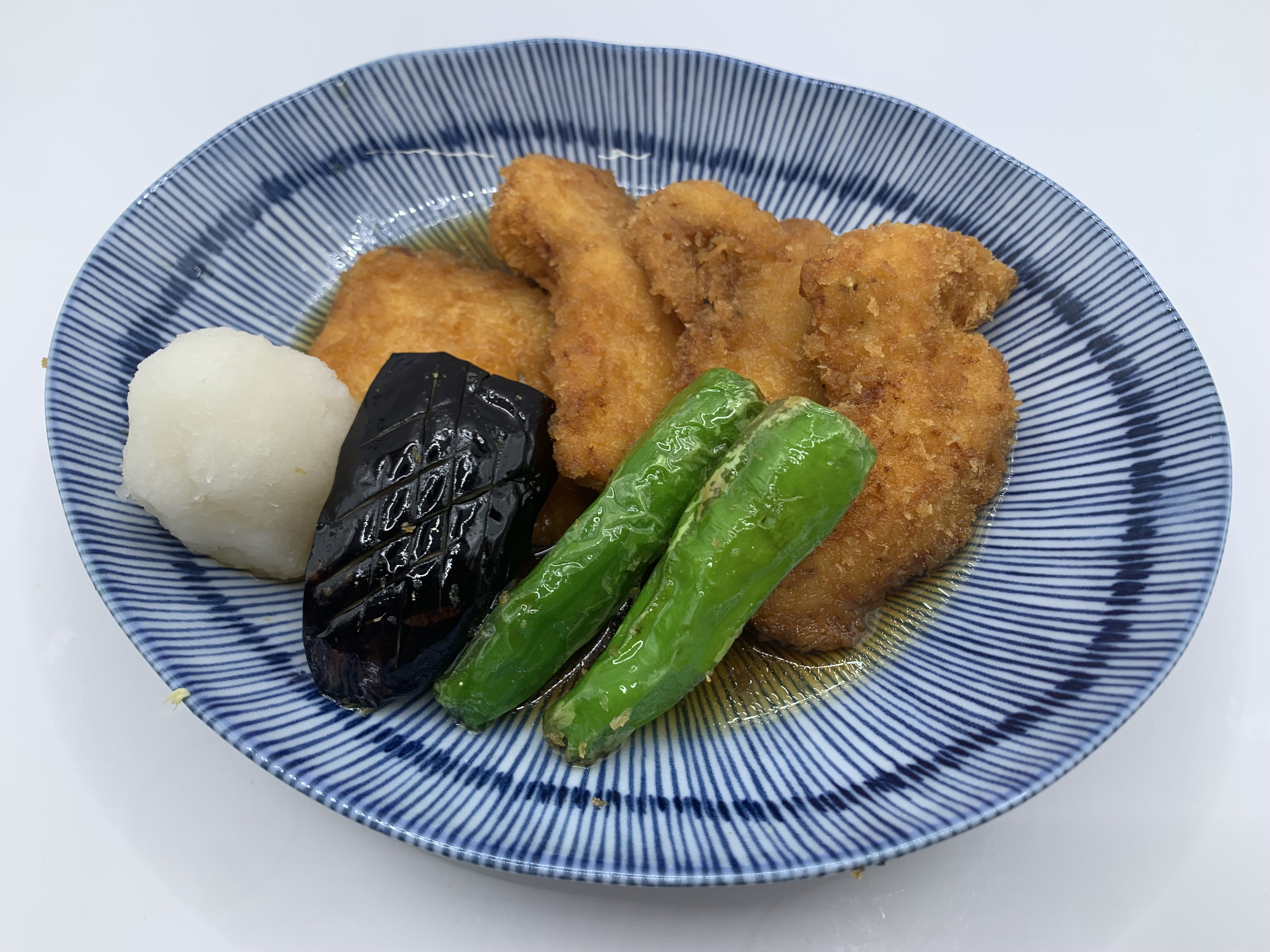 チキンカツの揚げ出し