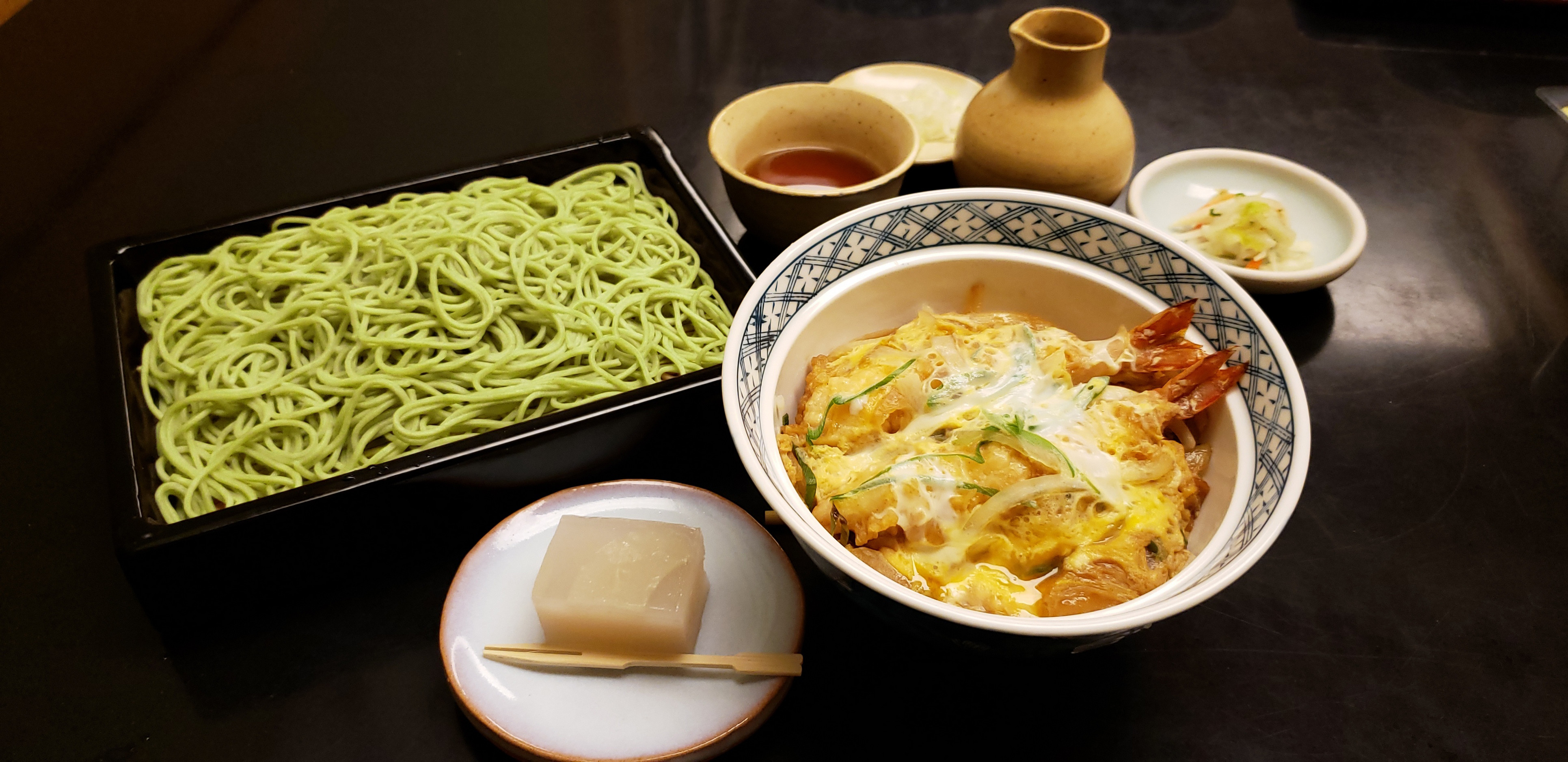 海老天とじ膳