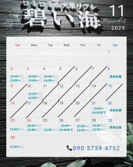 モノトーン　シンプル　営業日　予約状況　カレンダー　2025年  11月 12月　Instagram投稿.zip - 1.png