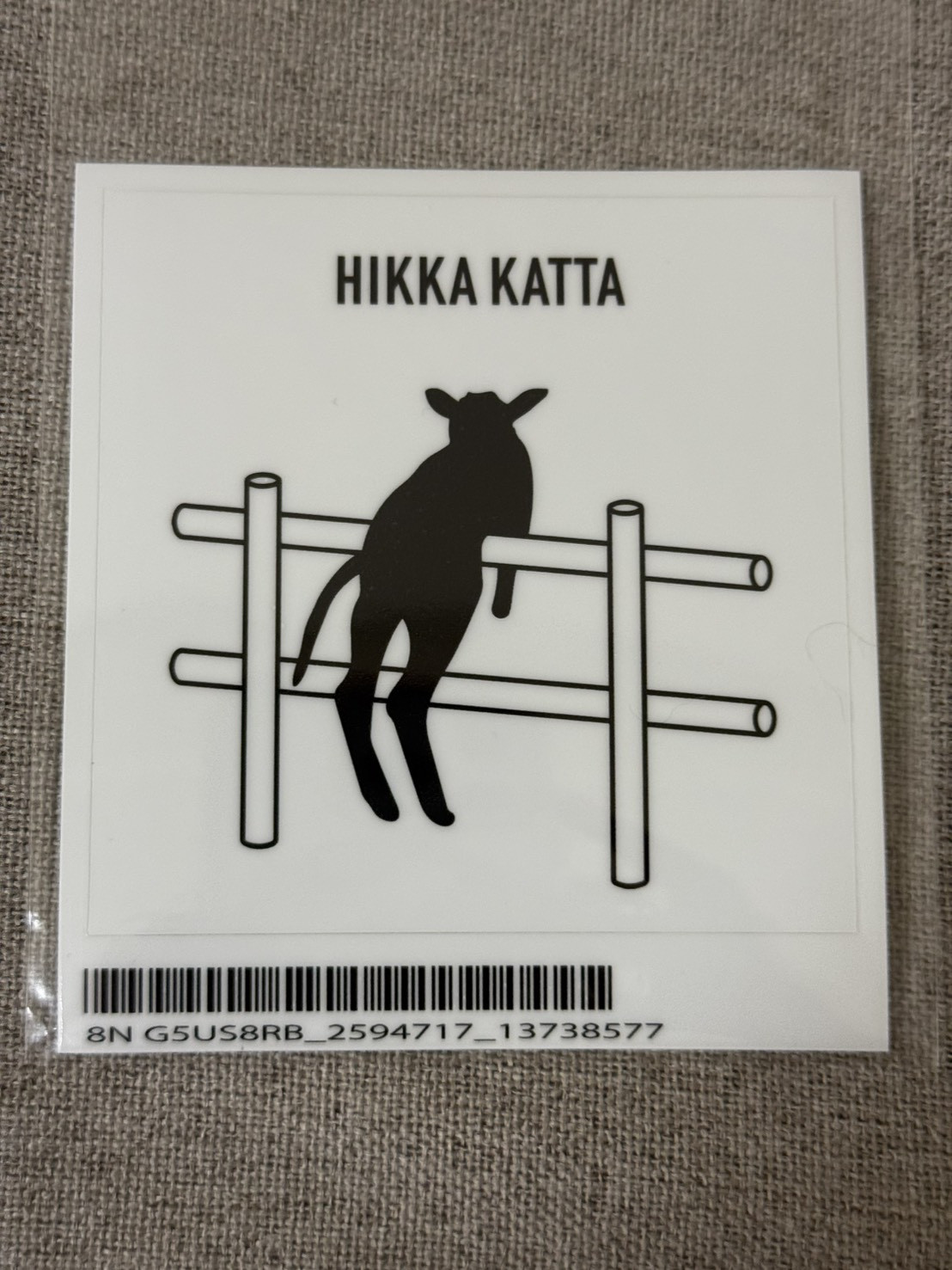 ステッカー HIKKA KATTA 大