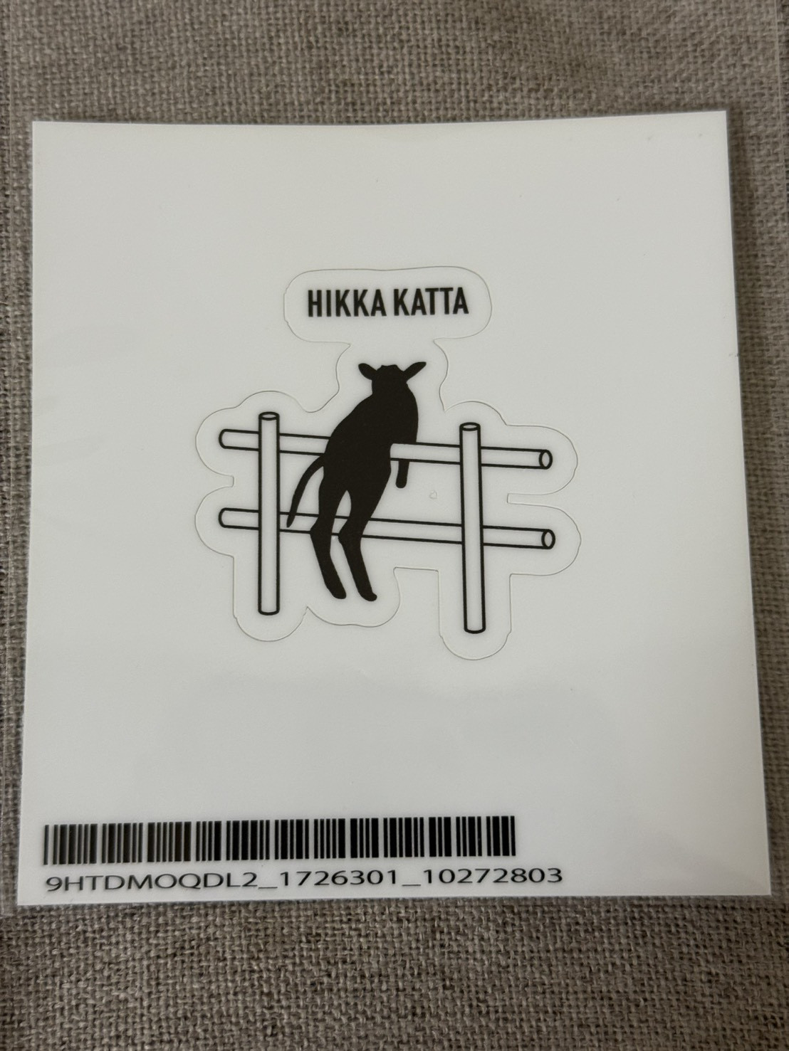 ステッカー HIKKA KATTA 小