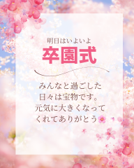 ピンク　白　シンプル　かわいい　春　花　お知らせ　Instagram投稿(1).png