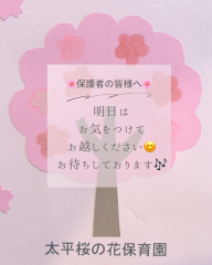 ピンク　白　シンプル　かわいい　春　花　お知らせ　Instagram投稿.png