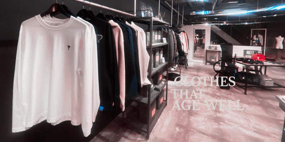 流行よりも、時間に耐えるものを。 歳を重ねても、自然に似合う服を選んでいます。