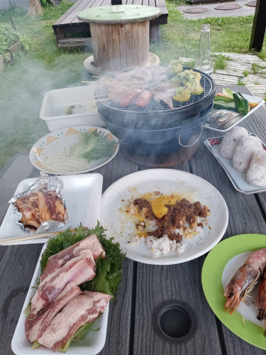 BBQセット　キーマカレー