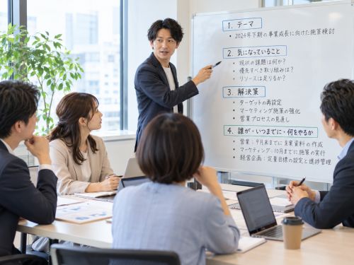 自然光の会議室、戦略を描くチーム.png