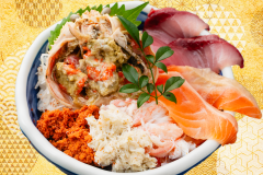 せいこがに＋日替わり2種丼