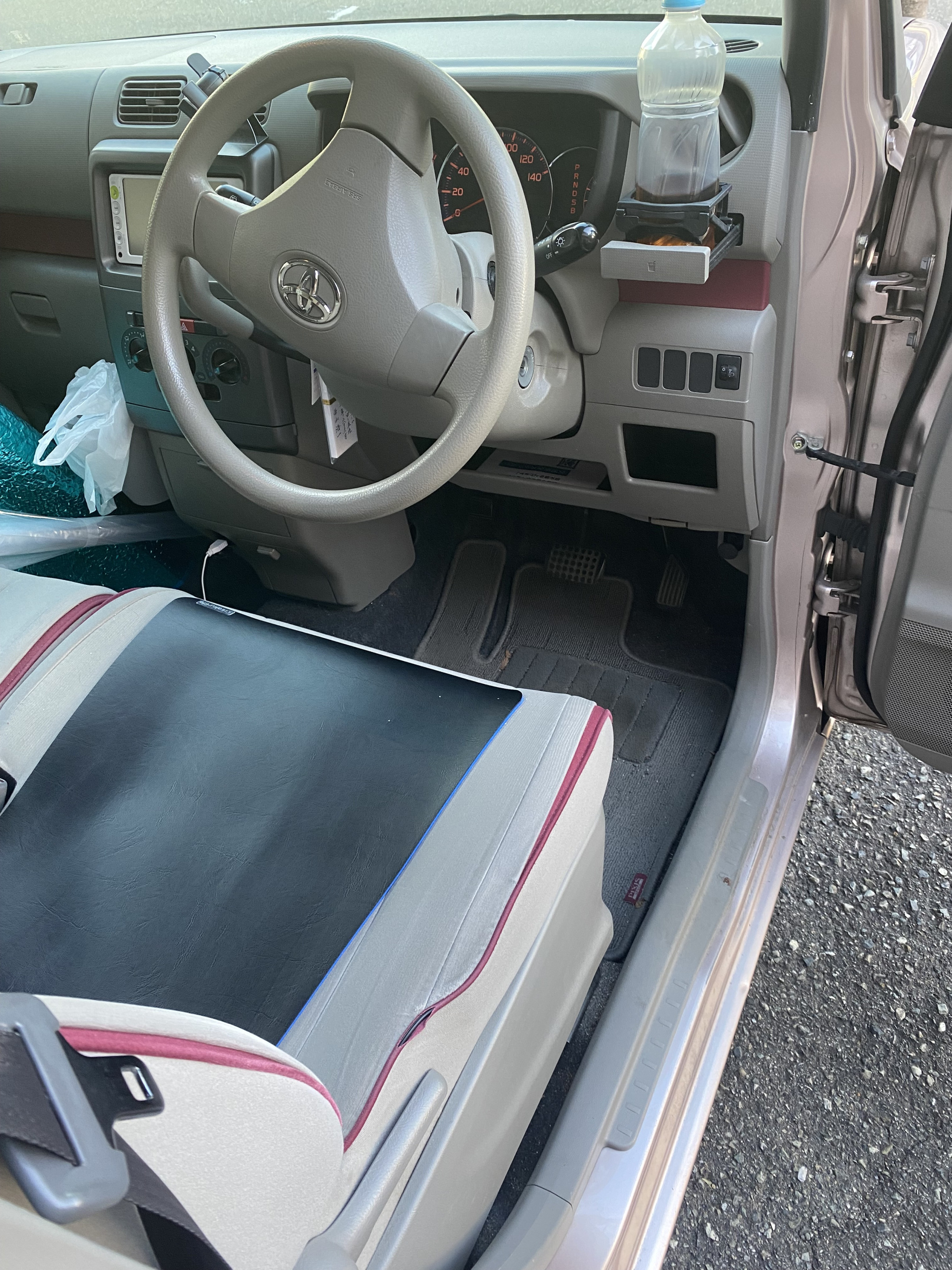 車のシートをアーシング