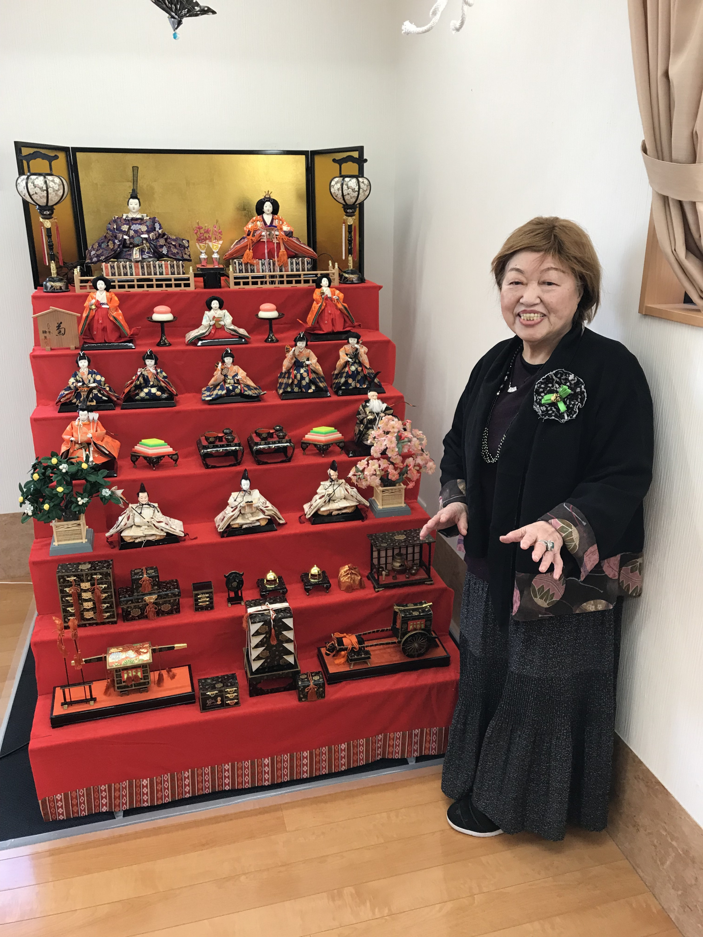 お雛様と