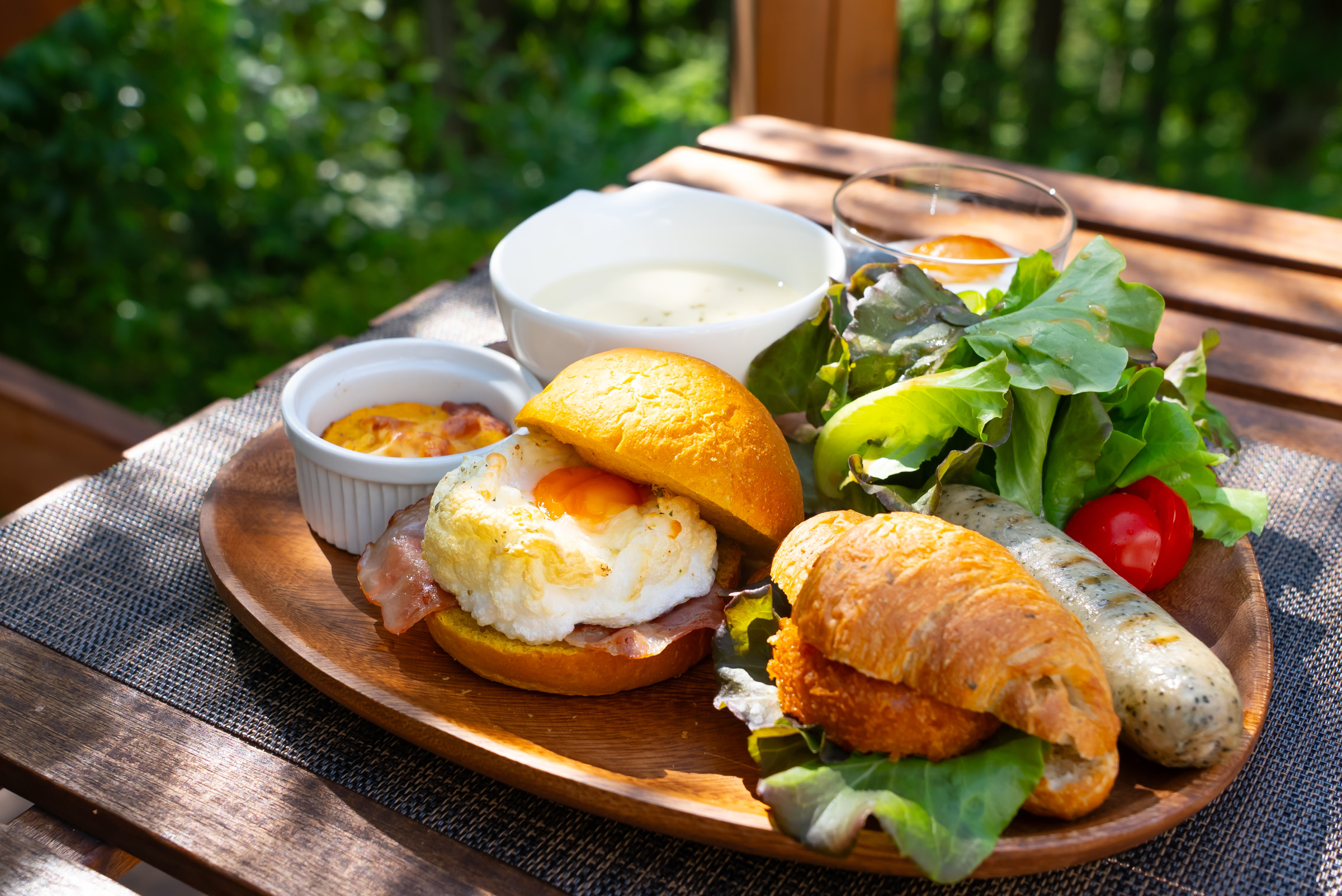 朝食は人気のそらの詩モーニングディッシュを