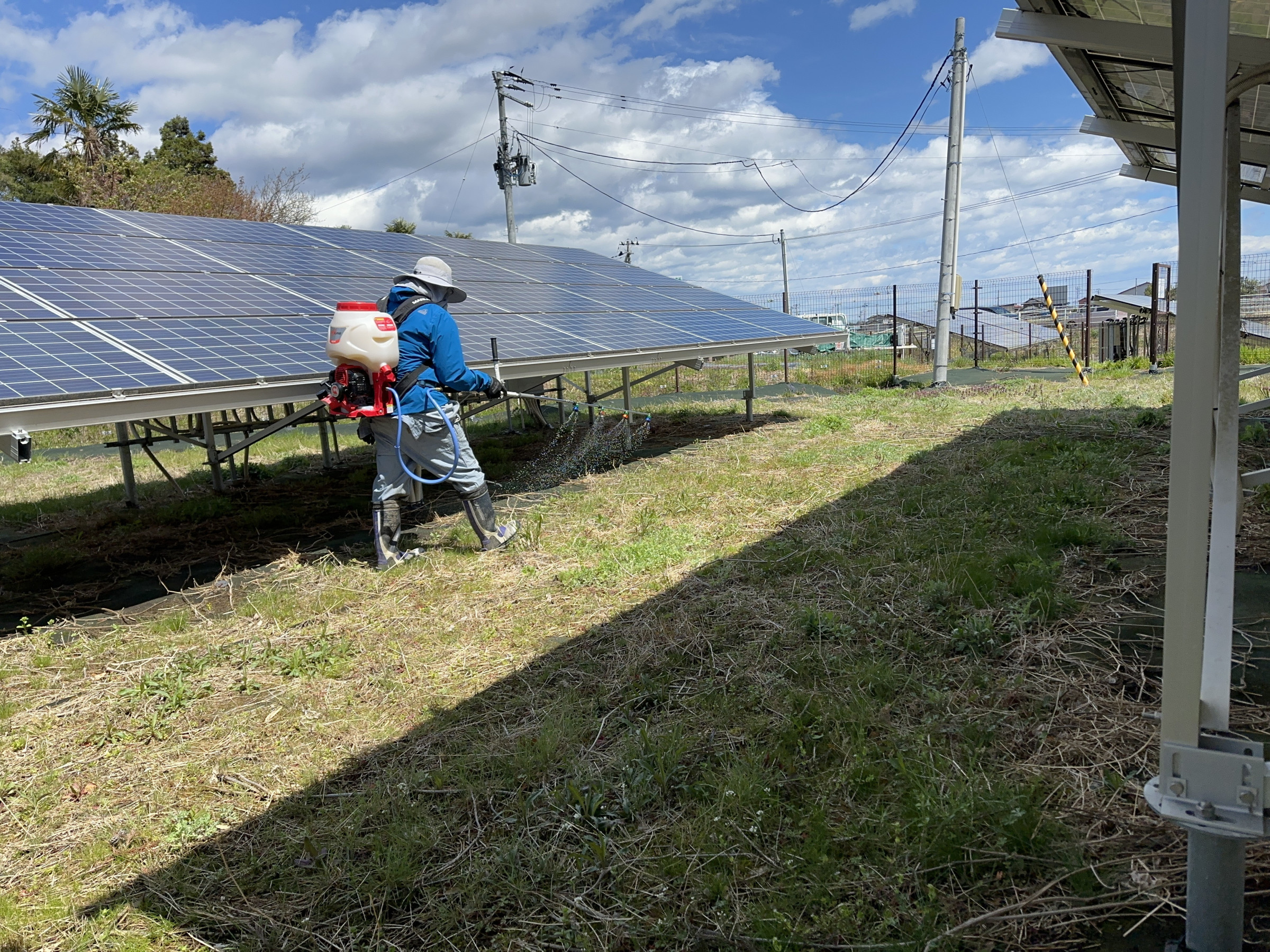 宮城県　★除草/除草剤散布★　低圧発電所