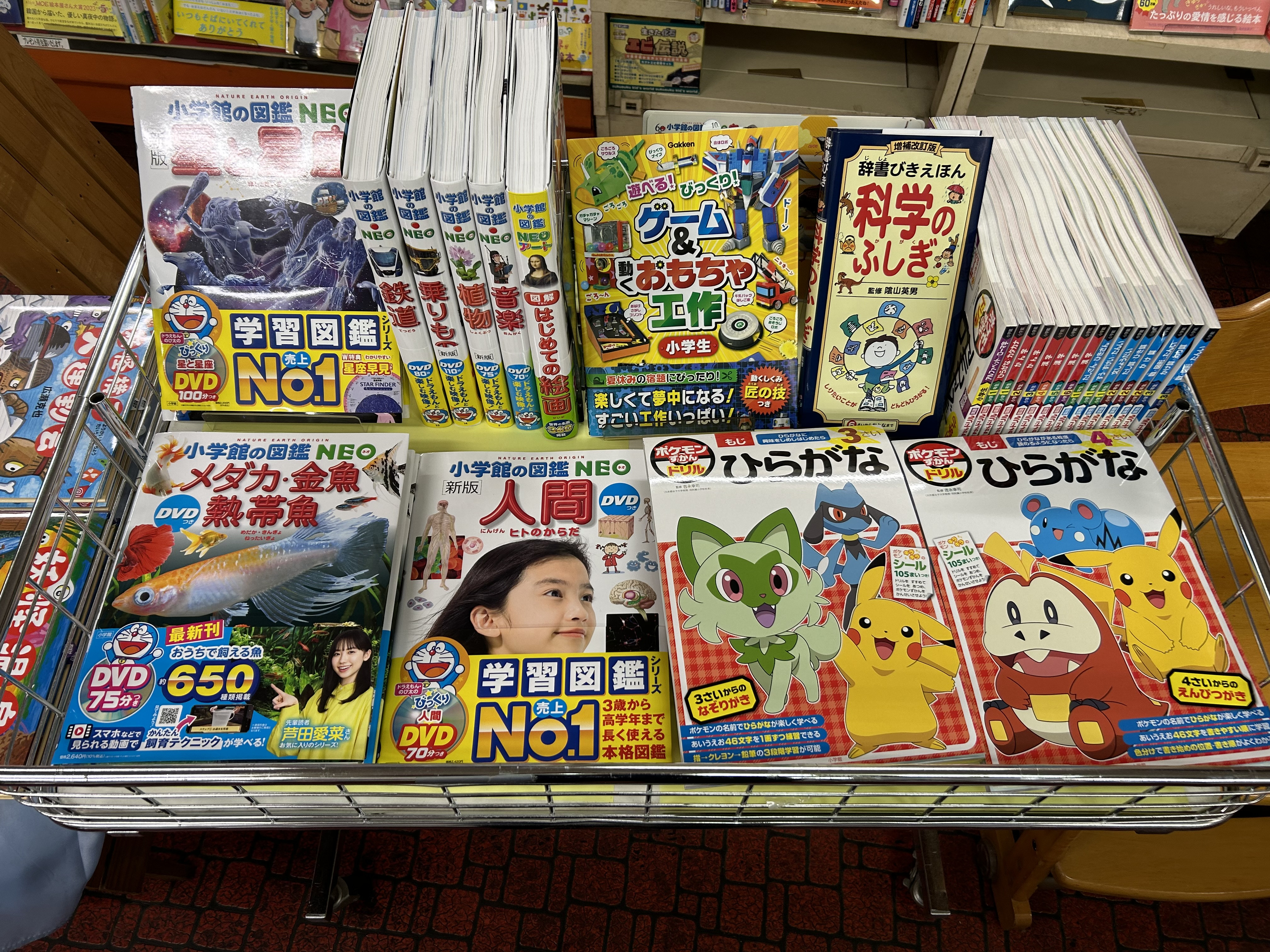 夏休みの自由研究向けの図鑑やポケモンドリルが入荷してます！ - 有限