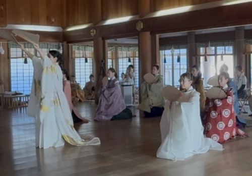 🔹7月26日　出雲大社様　珊瑚ノ宮宮主巫女随行　奉納舞