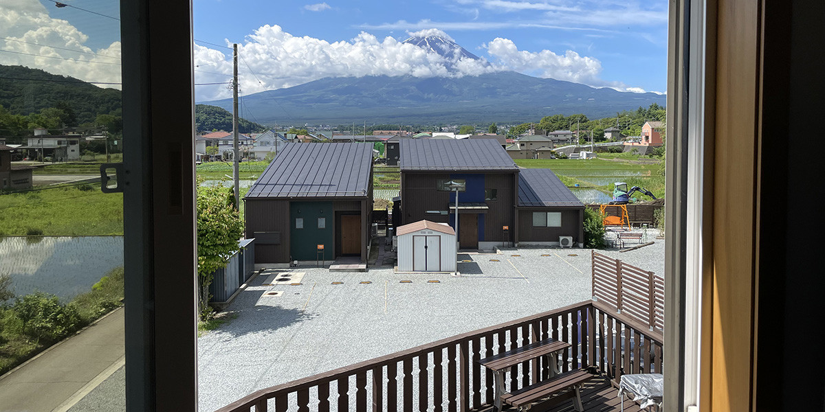 幻想的な富士山ビュー