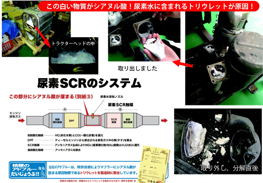 株式会社桔梗 アドブルー DPマフラーリビルド洗浄 エコツーライト