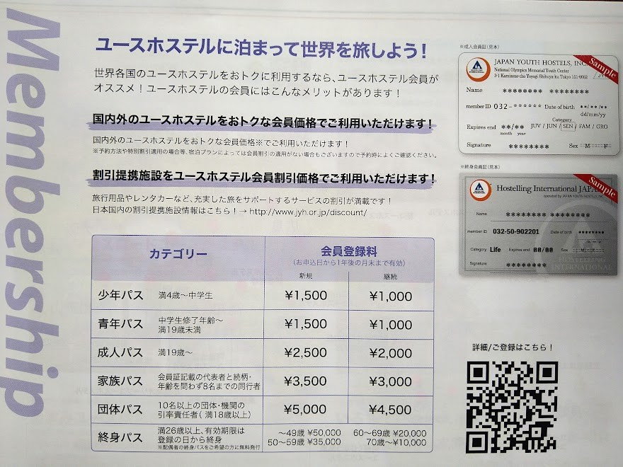 ユースホステル入会案内所