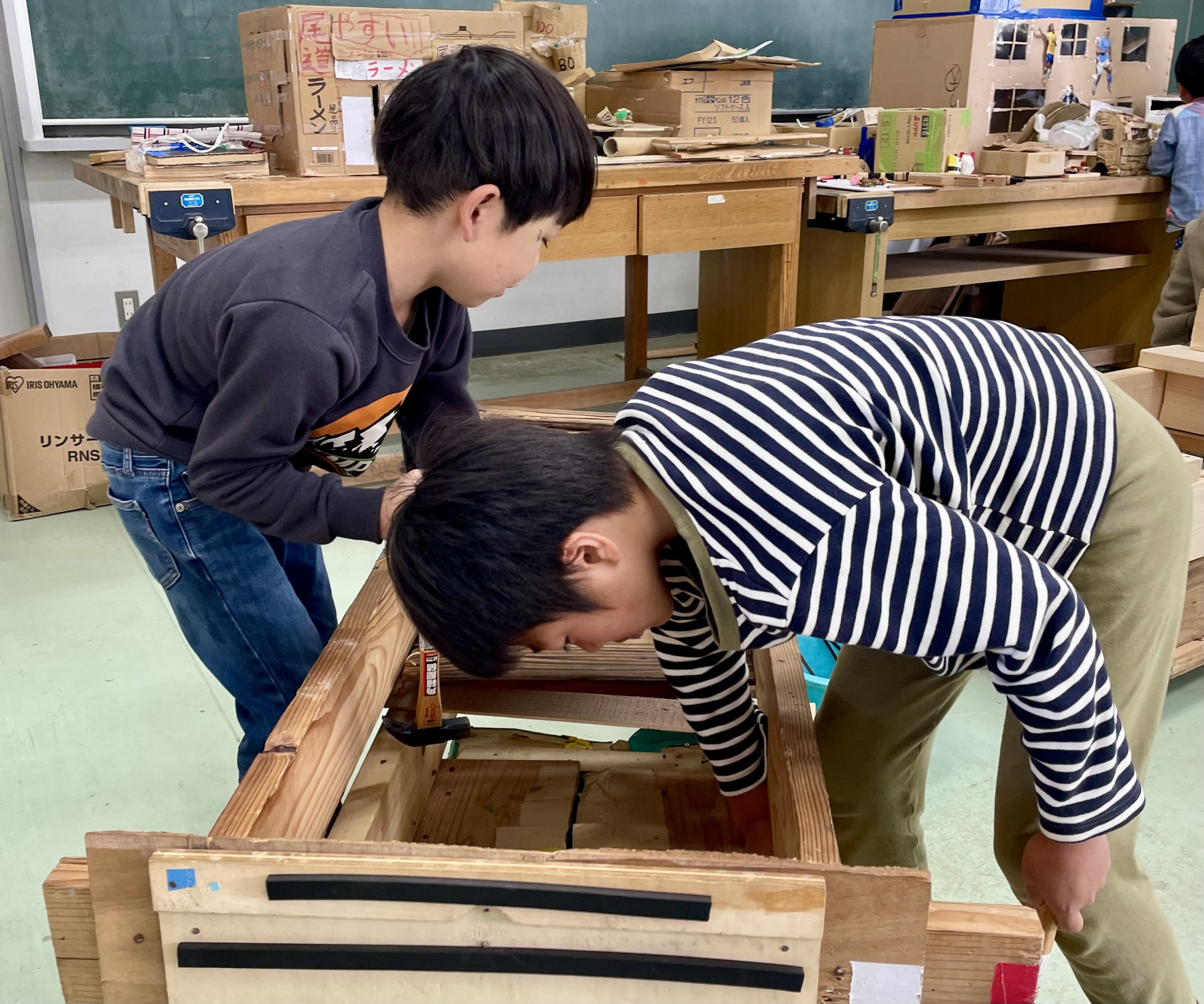 体験学習(プロジェクト)が中心