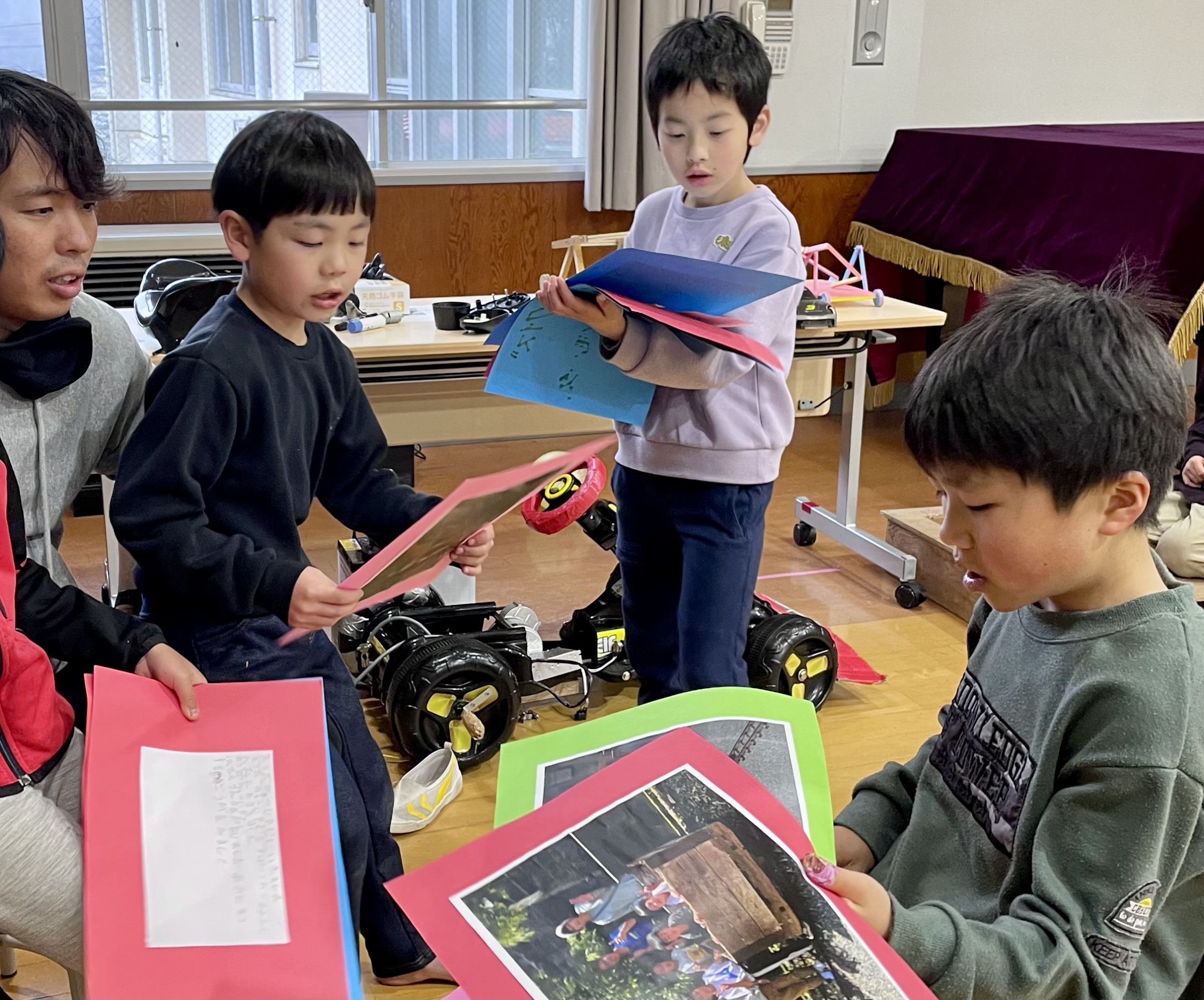 体験学習(プロジェクト)が中心