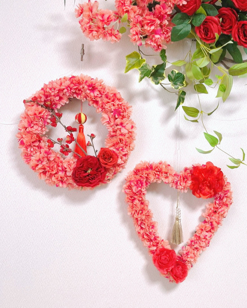 アーティフィシャルフラワーリース