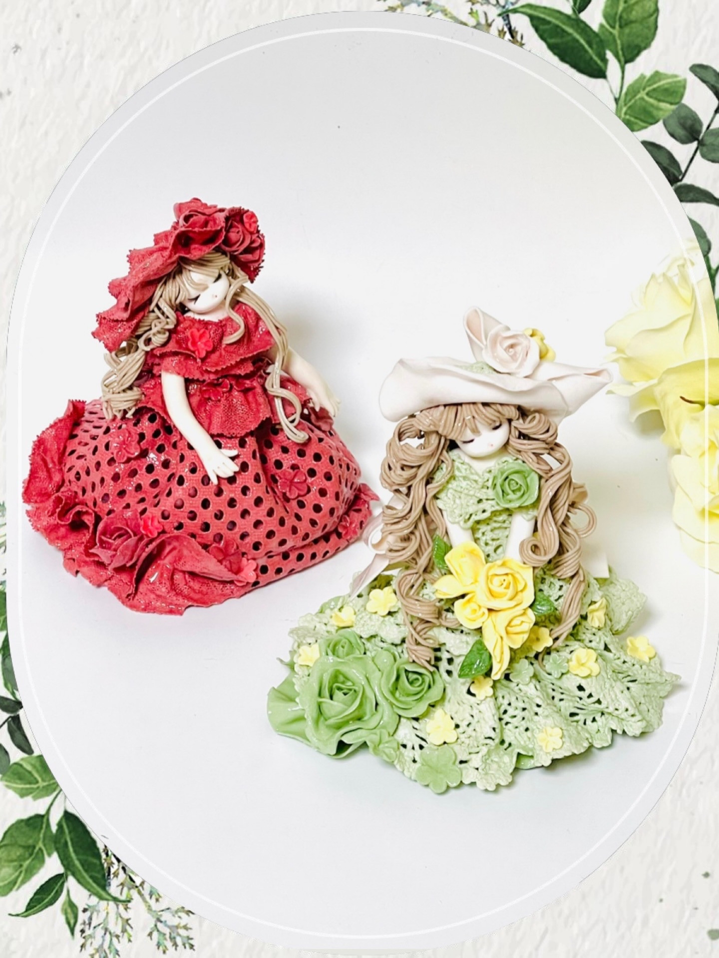 陶器のプチ人形