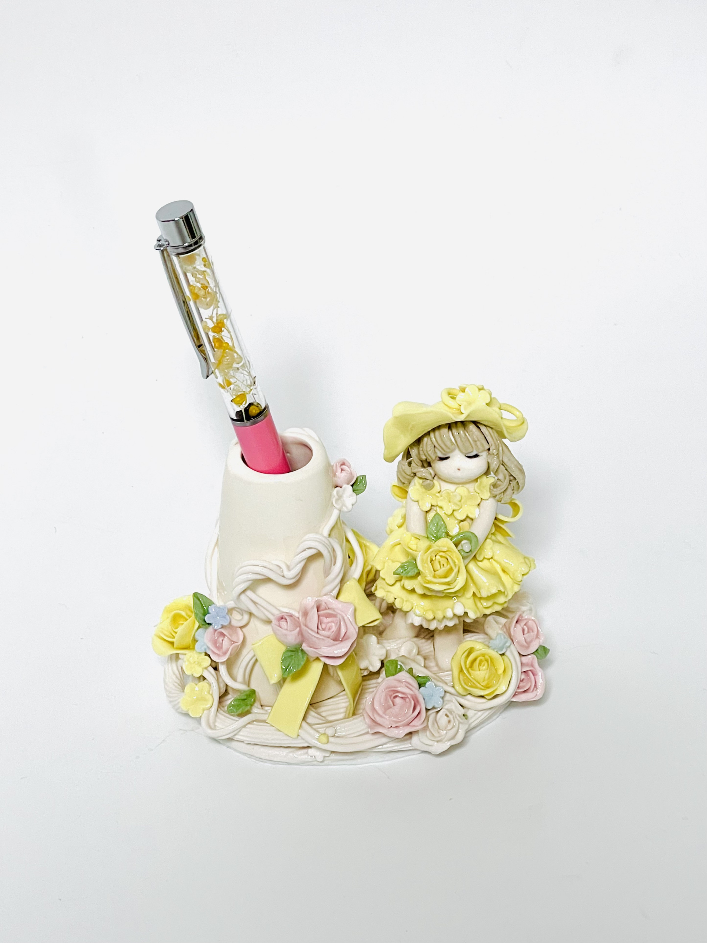 陶器のペン立て