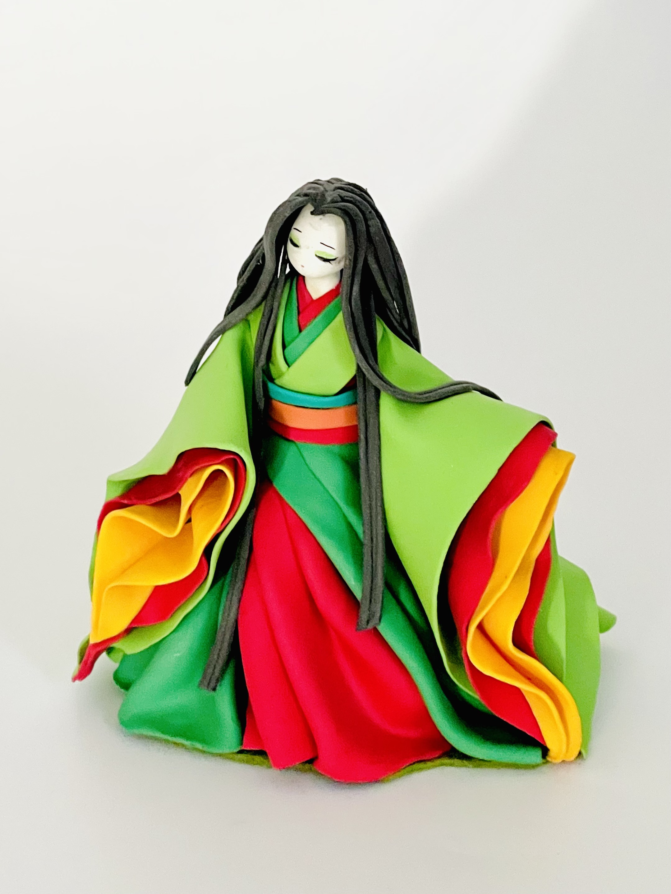 粘土お人形