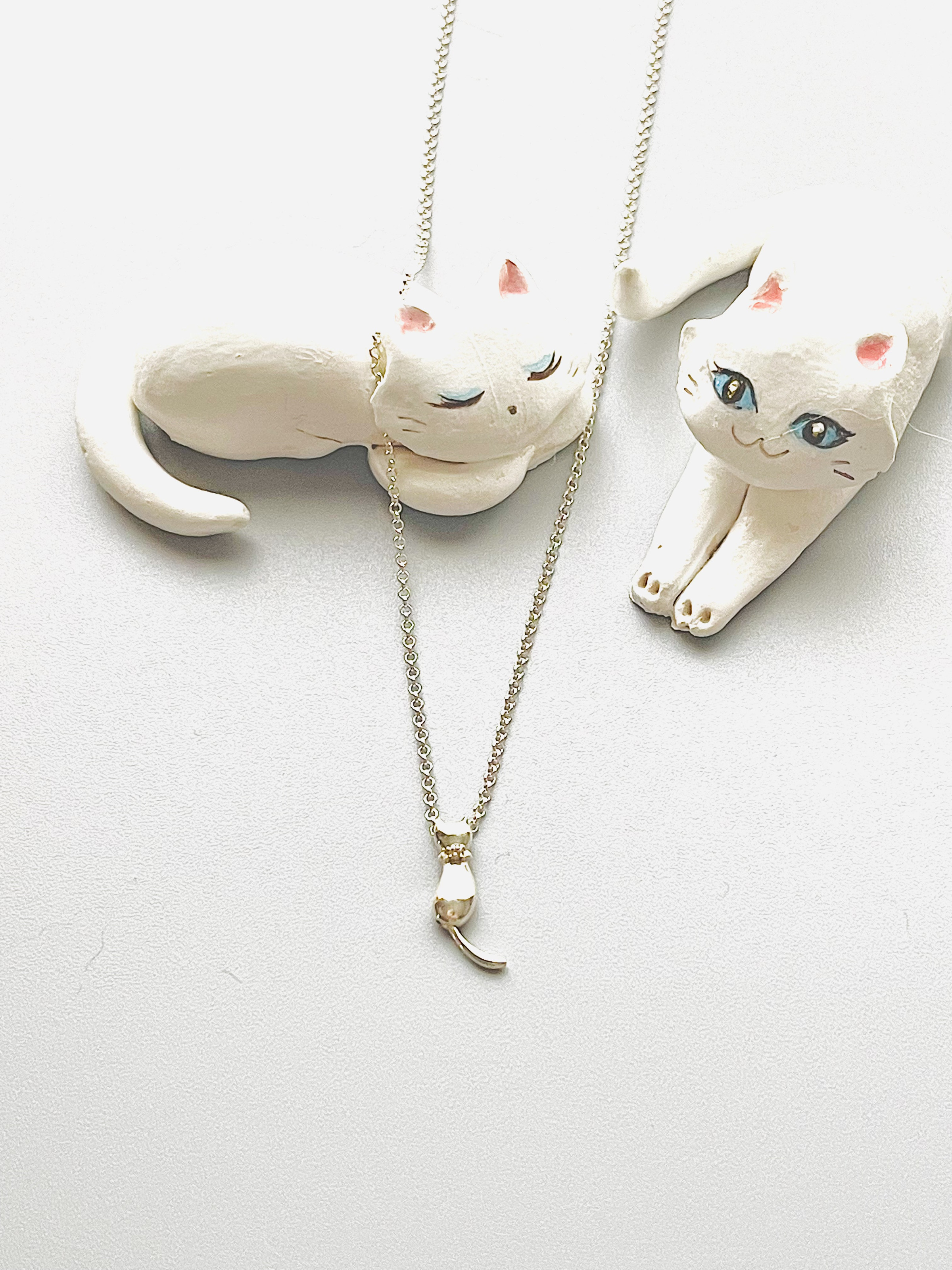粘土の猫ちゃん