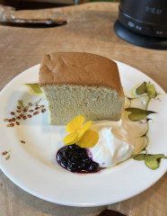 本日のデザートに台湾カステラ焼けました