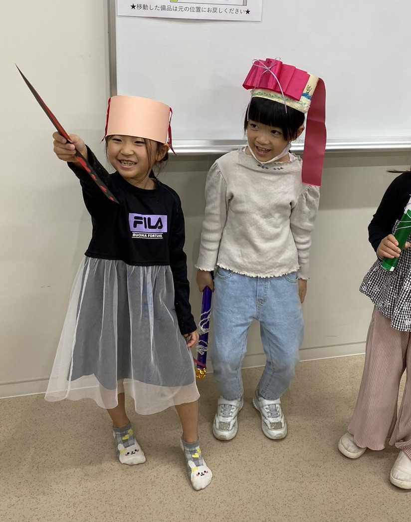 ハロウィンの頭かざり