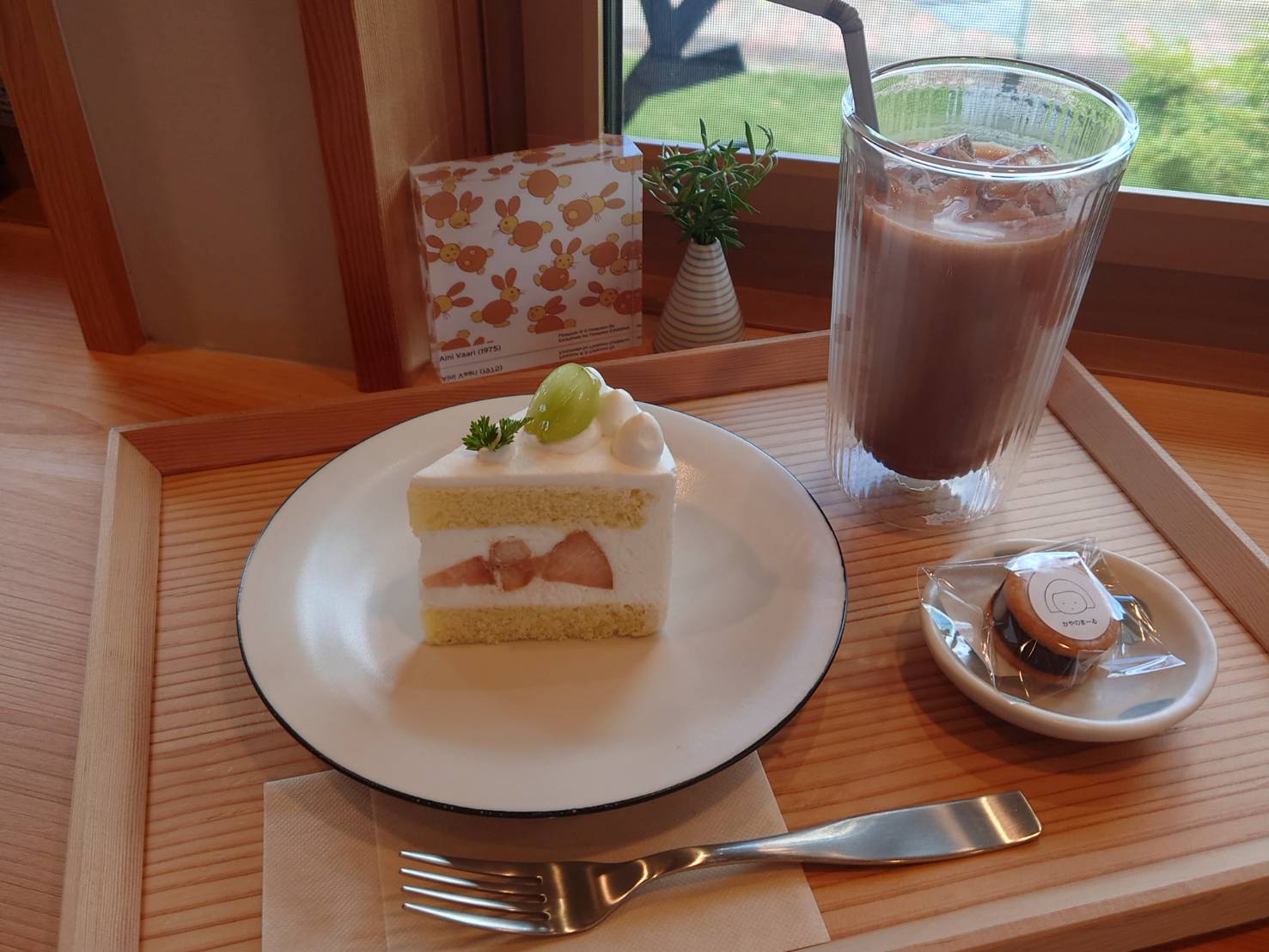 プレミアム純生クリームと季節のフルーツのケーキ🍰
