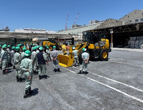 車両系建設機械の安全教育を開催しました！