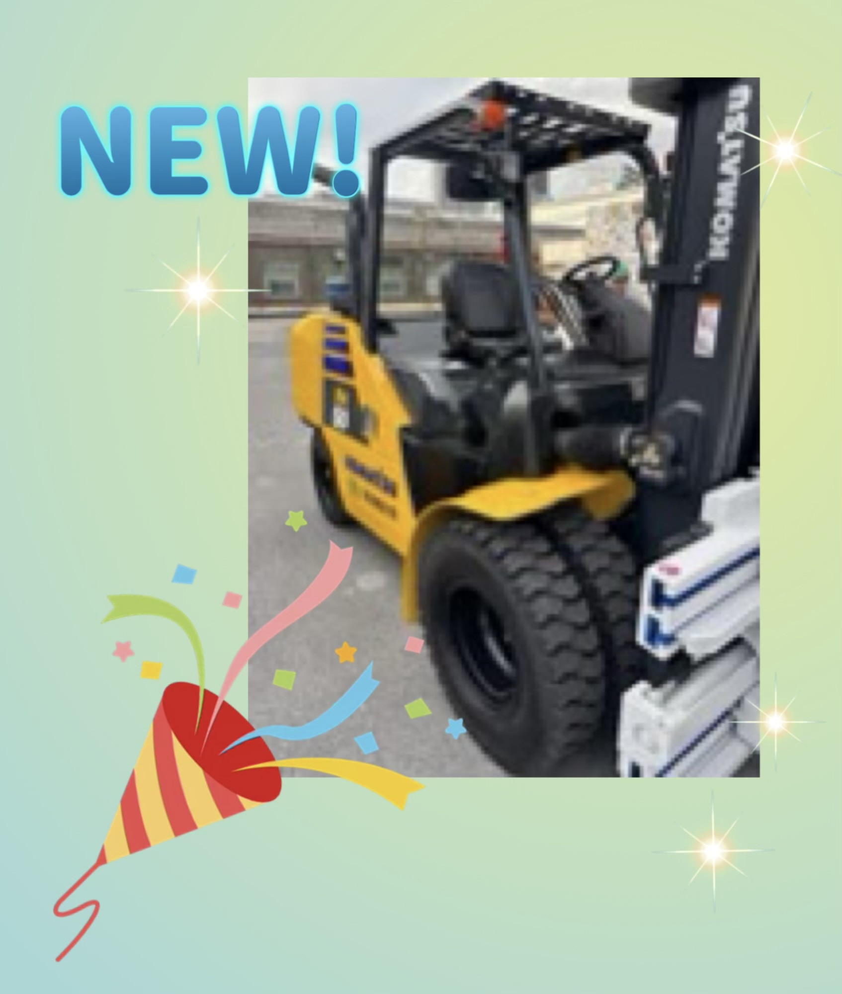 コマツ ５トン クランプリフト納車！！