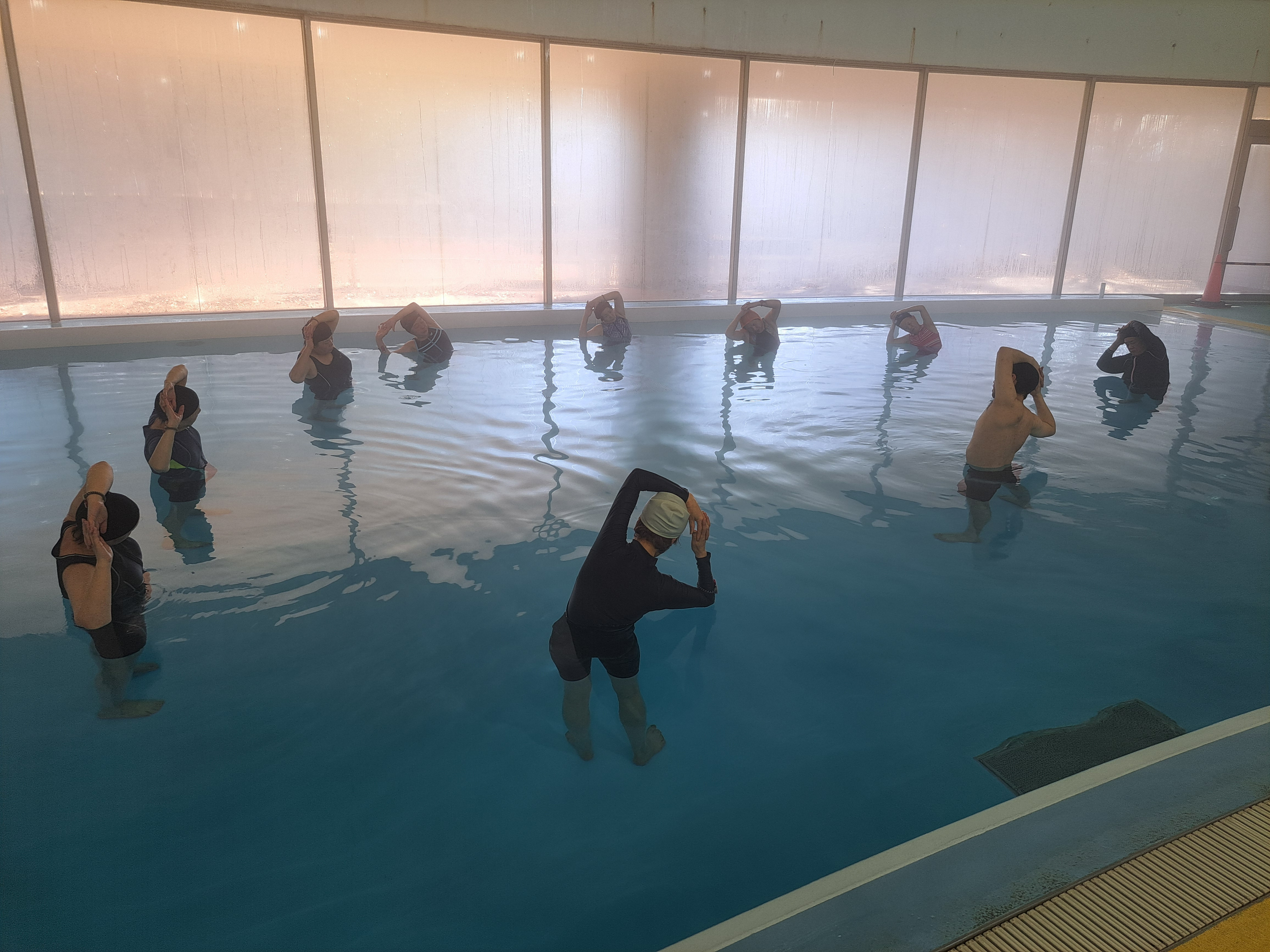 第2回 プールで体操教室を行いました!