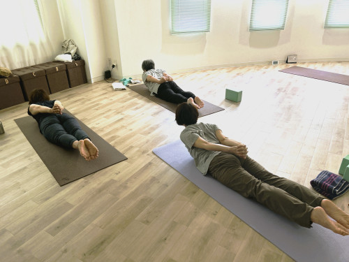 神奈川のMellow-Yoga メローヨガ 南林間 レッスン風景一例.JPG