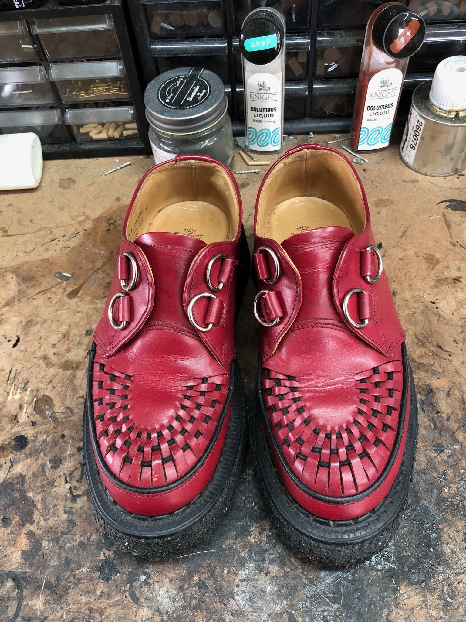 ジョージコックス 赤 正規取扱店 GEORGE COX ジョージコックス SKIPTON