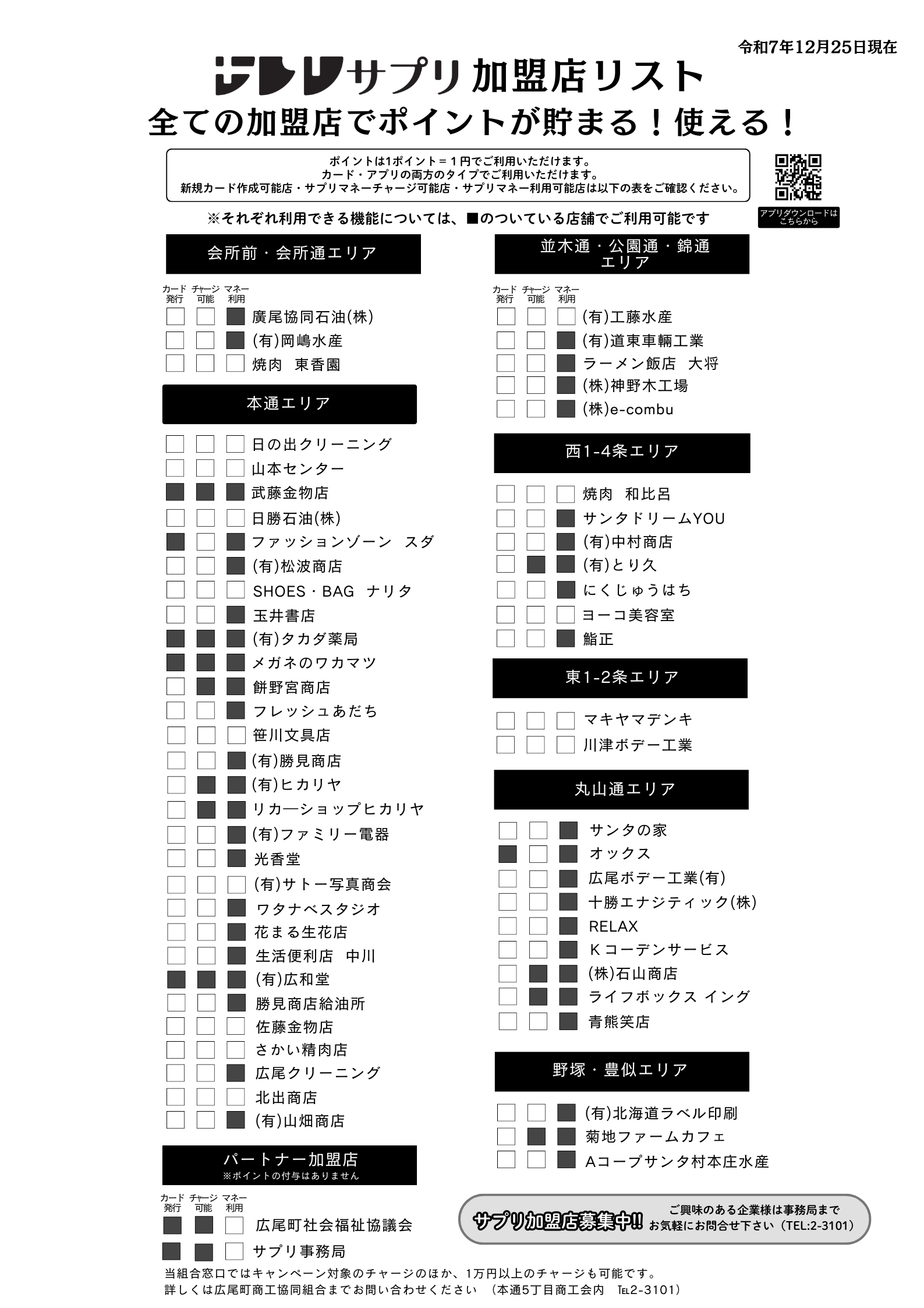サプリ加盟店のご案内